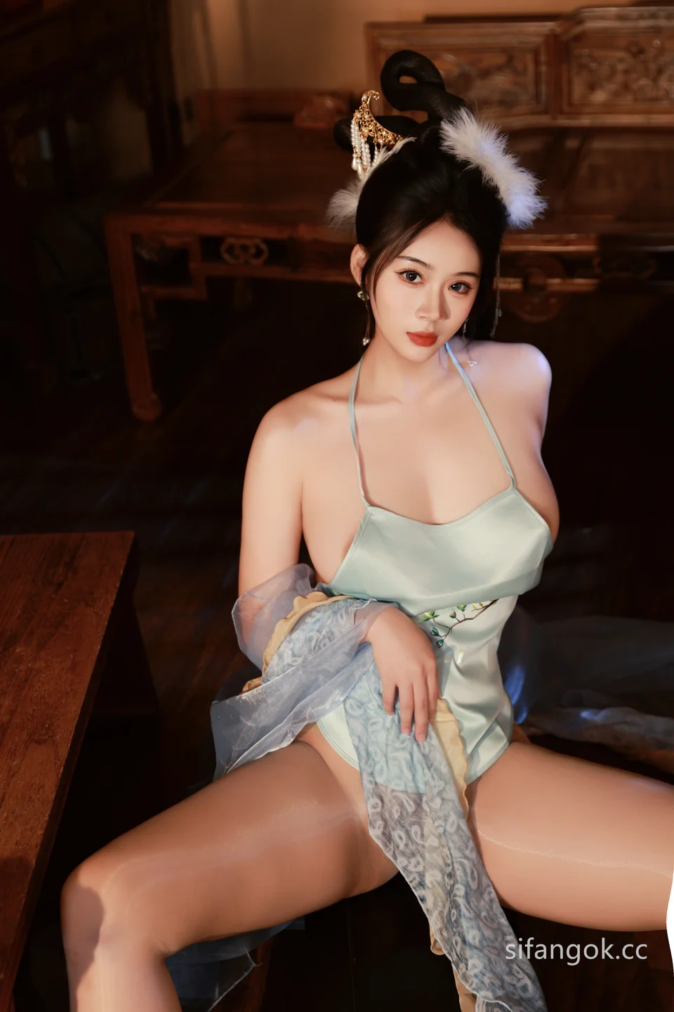 南乔 - 古装 [114P,3V-2.36GB] tg@simisebaisi 【丝足阁】064.webp